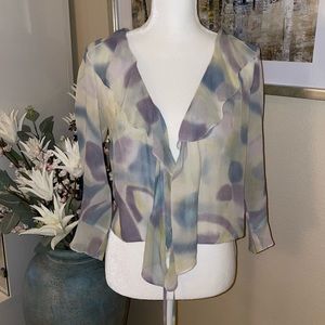 Jessica by Christopher 100% silk top